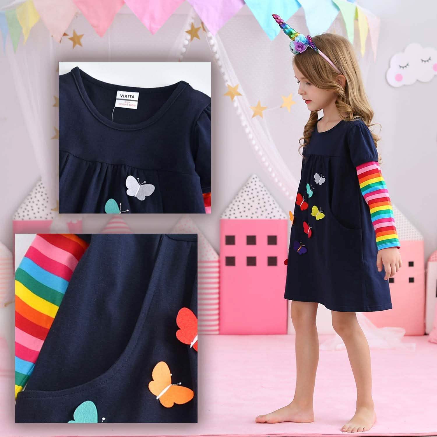 Winter Toddler Girl Long Sleeve Dress Kids' Clothing - DailySale