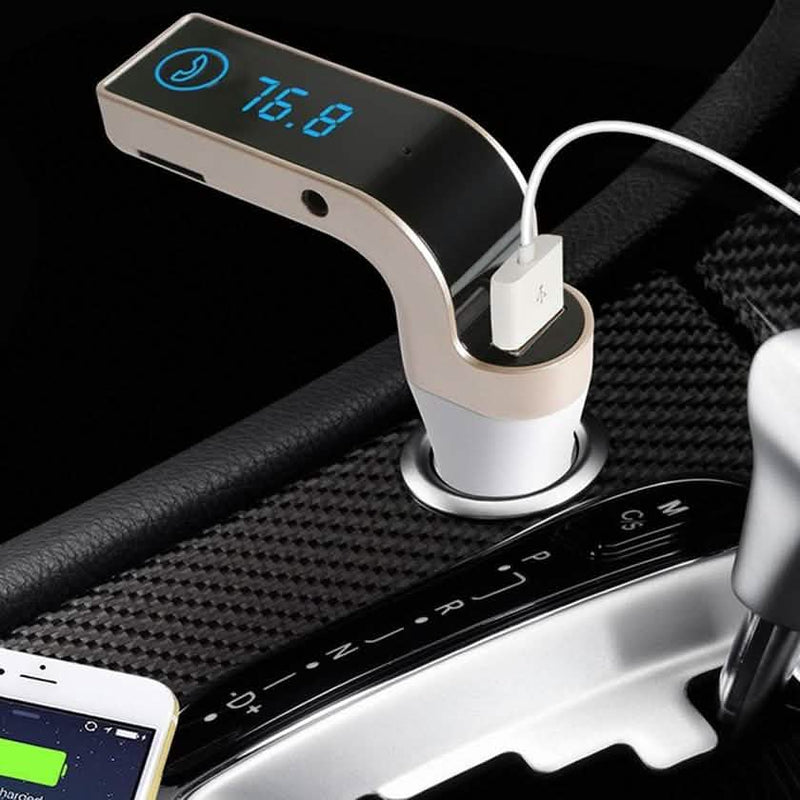 Wireless Bluetooth FM Transmitter Car Kit Auto Accessories - DailySale