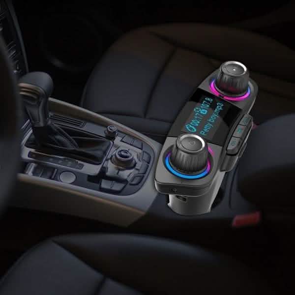 Wireless Bluetooth Handsfree Calling Car Charger FM Transmitter Automotive - DailySale