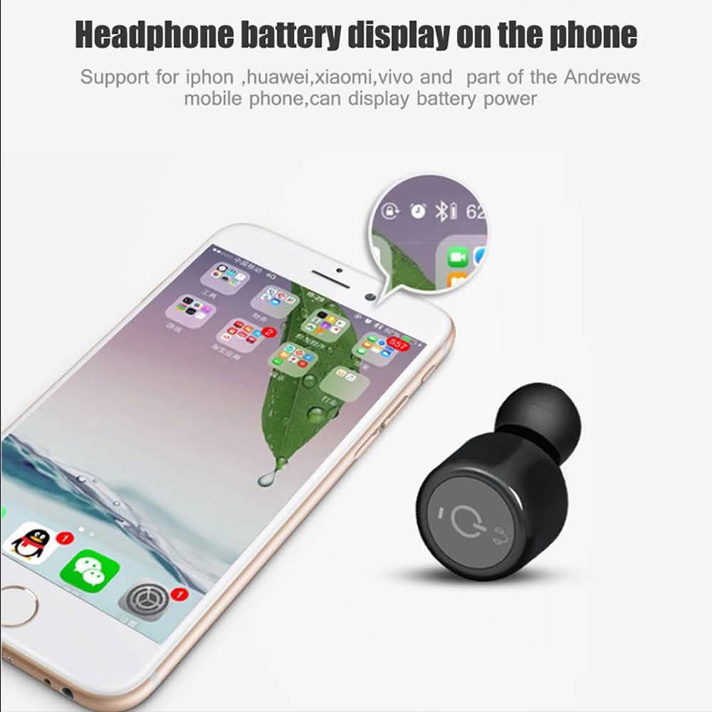 Wireless Bluetooth Mini Earbuds Stereo Earphone Headphones Twins Headset Headphones - DailySale