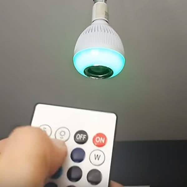 Wireless Bluetooth Multi-Color Light Bulb Speaker Home Essentials - DailySale