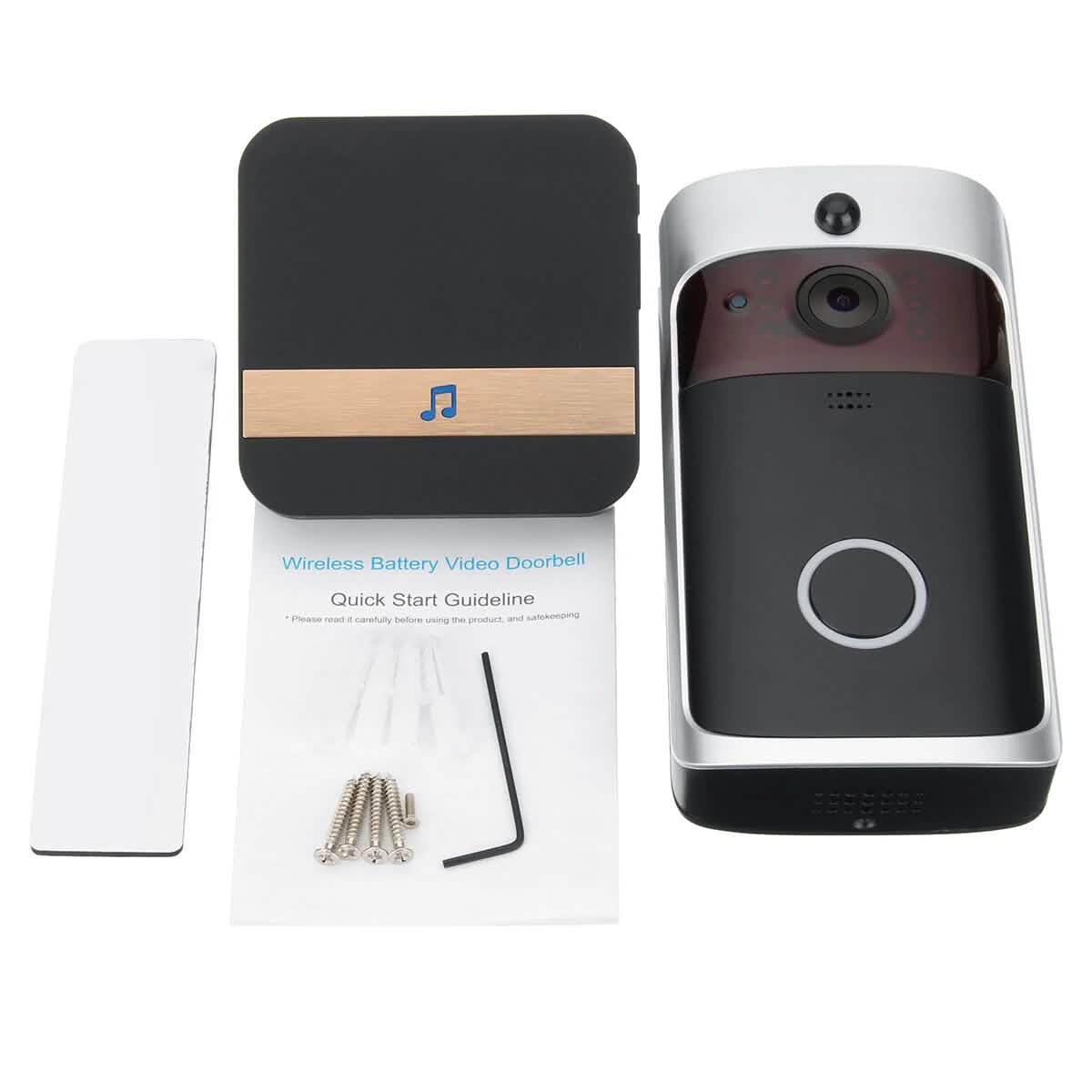 Wireless Camera Video Doorbell Cameras & Surveillance - DailySale