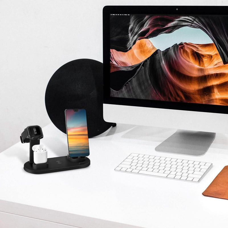 Wireless Charger Dock 4-in-1 10W Mobile Accessories - DailySale