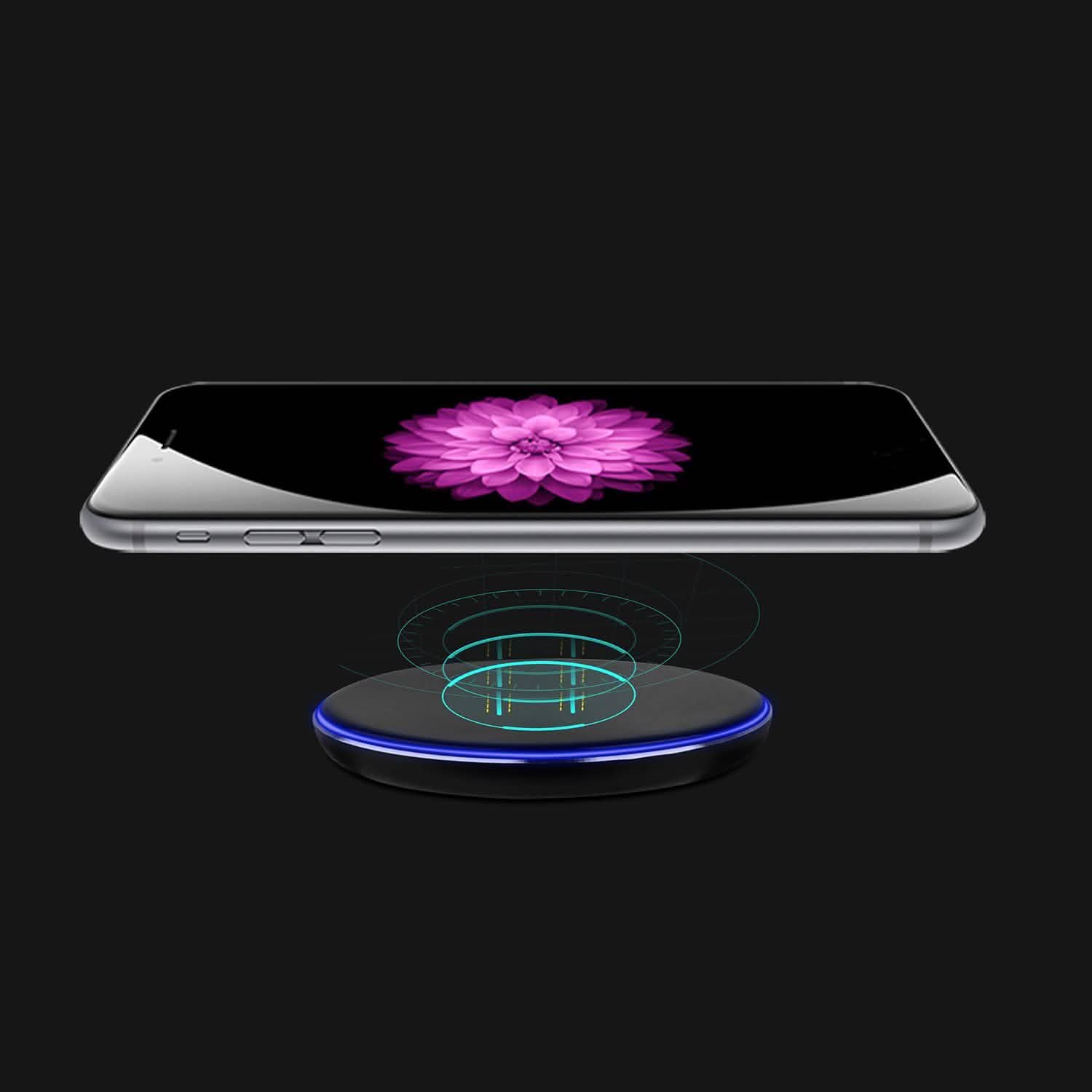 Wireless Charger Qi-Certified Ultra Slim 5W Charging Pad Mobile Accessories - DailySale