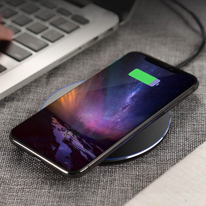 Wireless Charger Qi-Certified Ultra Slim 5W Charging Pad Mobile Accessories - DailySale