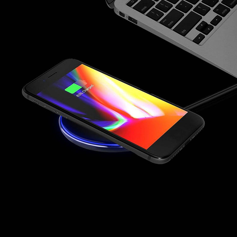 Wireless Charger Qi-Certified Ultra Slim 5W Charging Pad Mobile Accessories - DailySale