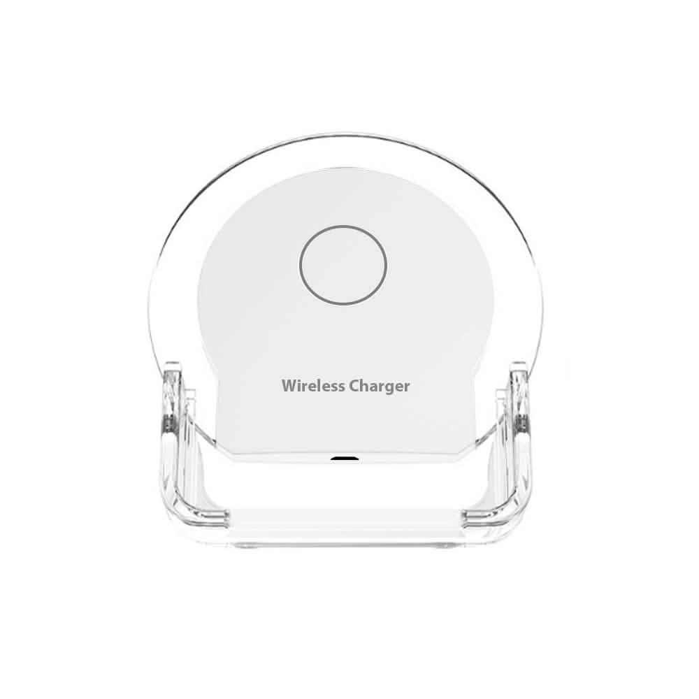 Wireless Charging With Phone Holder Mobile Accessories White - DailySale