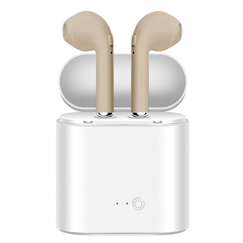 Wireless Earbuds and Charging Case Set Headphones & Speakers Gold - DailySale