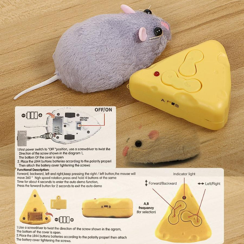 Wireless Electronic Remote Control Mouse Toy Toys & Games - DailySale