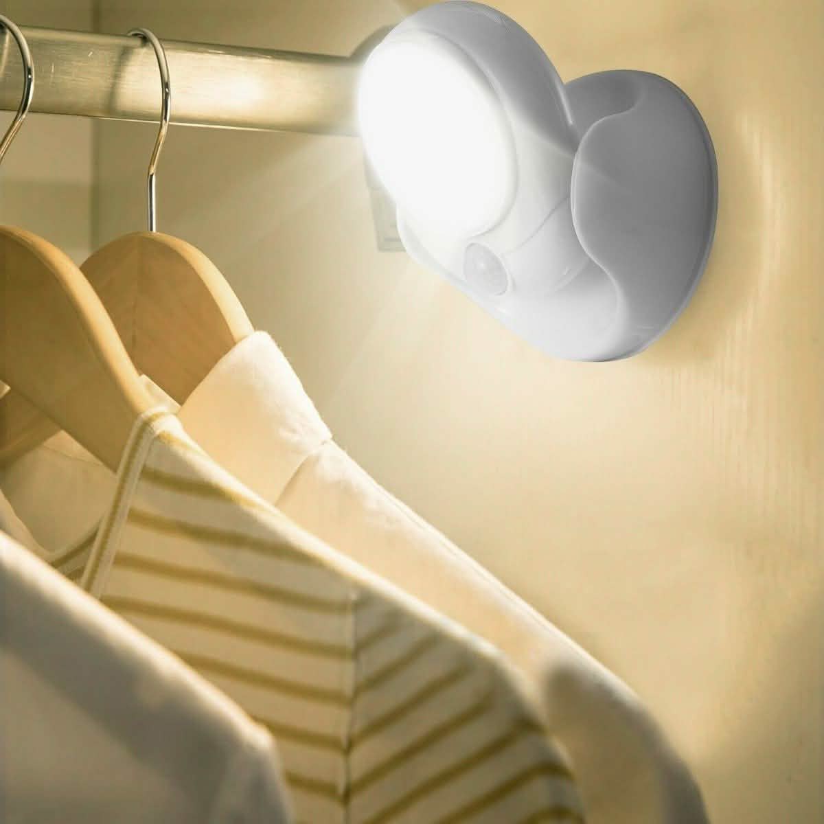 Wireless LED Spotlight 90° Motion Sensor Night Lamp Home Lighting - DailySale