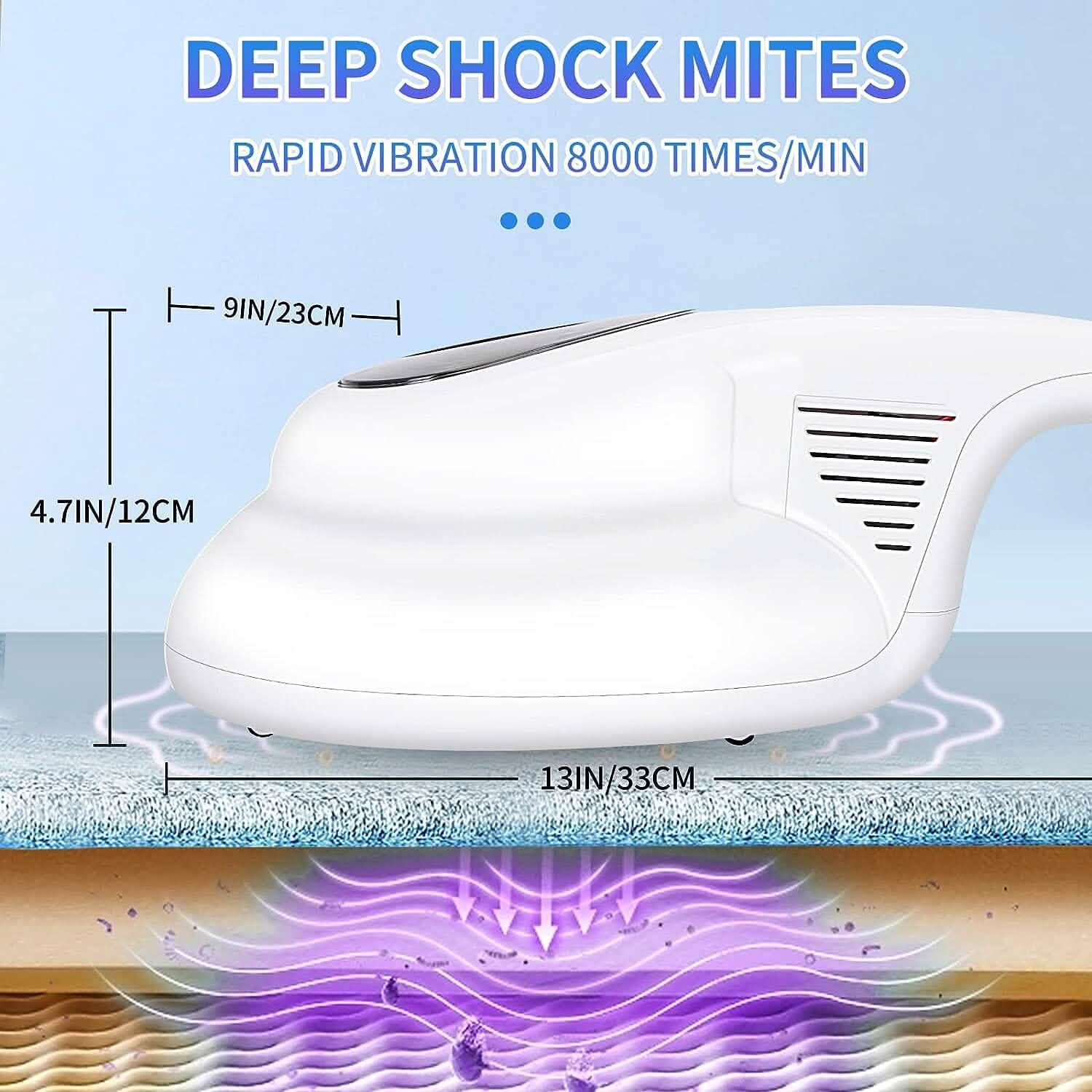 Wireless Mite Remover Cleaning Machine with 11KPa Powerful Suction Household Appliances - DailySale