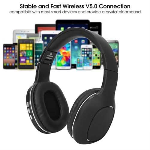 Wireless Over-Ear Foldable Headphones Headphones & Audio - DailySale