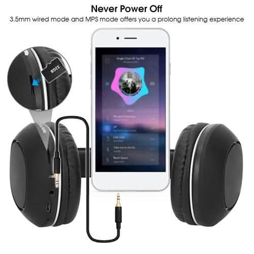 Wireless Over-Ear Foldable Headphones Headphones & Audio - DailySale