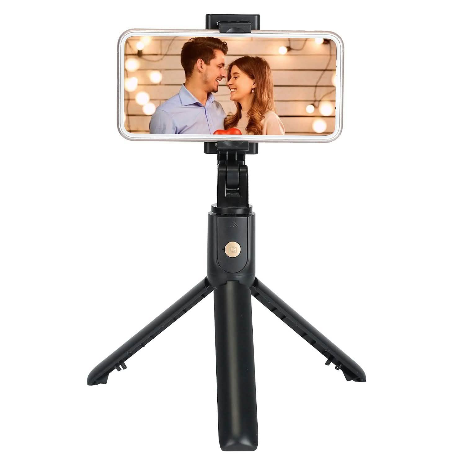 Wireless Selfie Stick Extendable Tripod with Detachable Remote Shutter for 3.5-6.2" Phone Mobile Accessories - DailySale