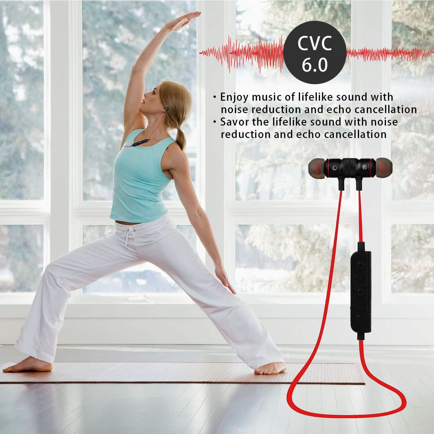 Wireless Smart Sports Stereo Earbuds Headphones & Audio - DailySale