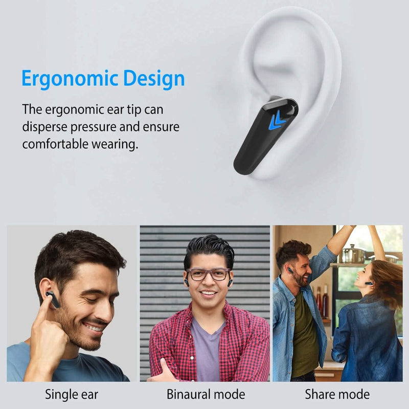 Wireless TWS 5.0 In-Ear Headphone Headset with Charging Case Low Latency Game Mode Headphones - DailySale