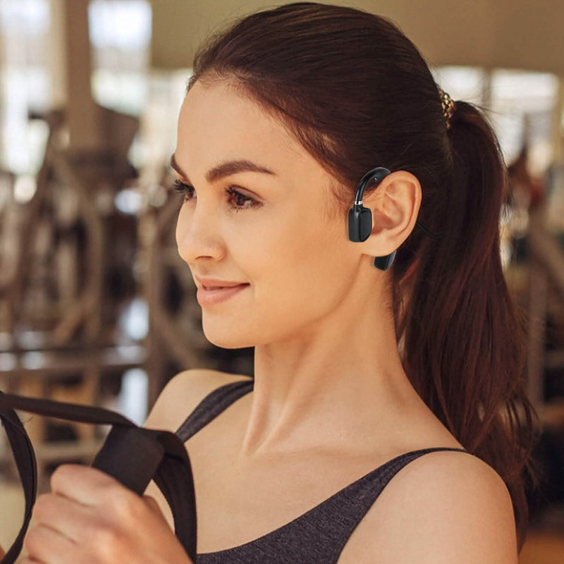 Wireless V5.1 Bone Conduction Earphones with Sensitive Mic Headphones - DailySale