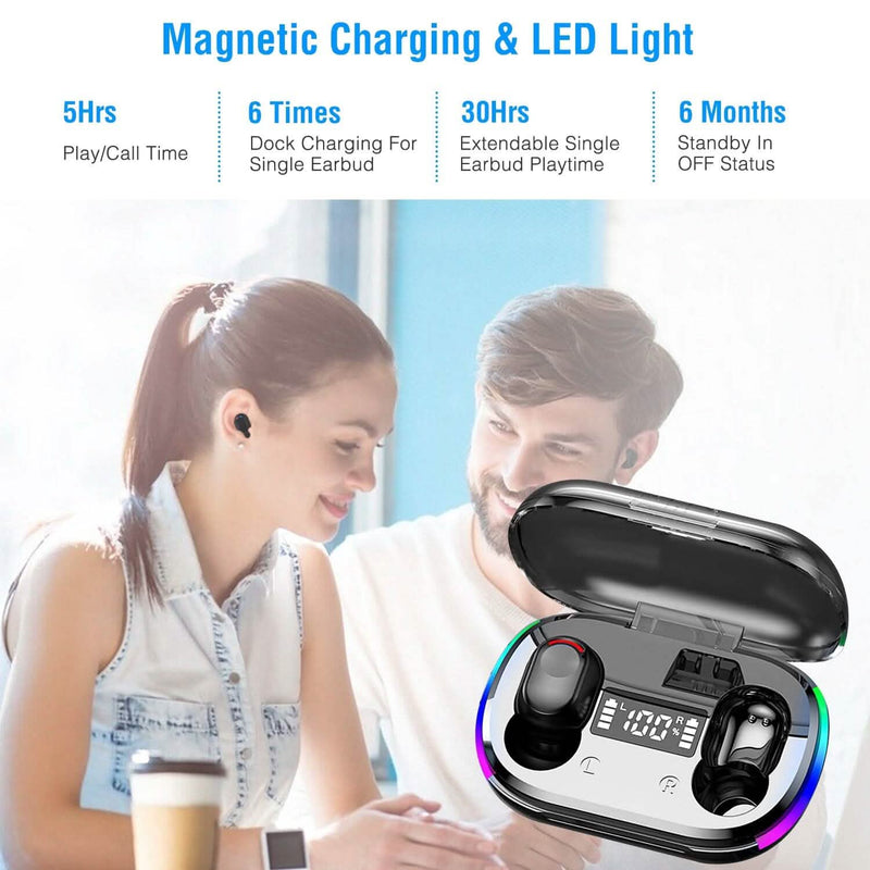 Wireless V5.3 TWS Earbuds In-Ear Stereo Headset Headphones - DailySale