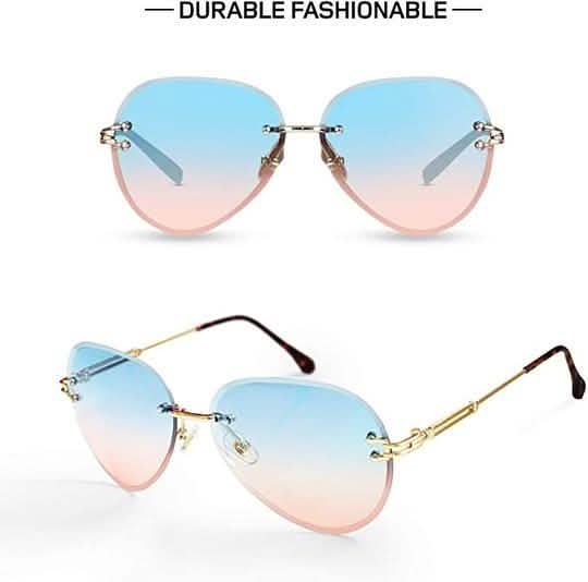 Women Aviation Sunglasses - Polycarbonate UV 400 Adjustable Legs Women's Accessories - DailySale