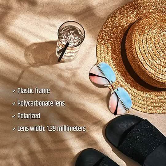 Women Aviation Sunglasses - Polycarbonate UV 400 Adjustable Legs Women's Accessories - DailySale