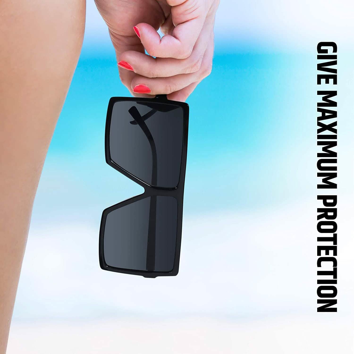 Women Big Frame Square Sunglasses Women's Apparel - DailySale