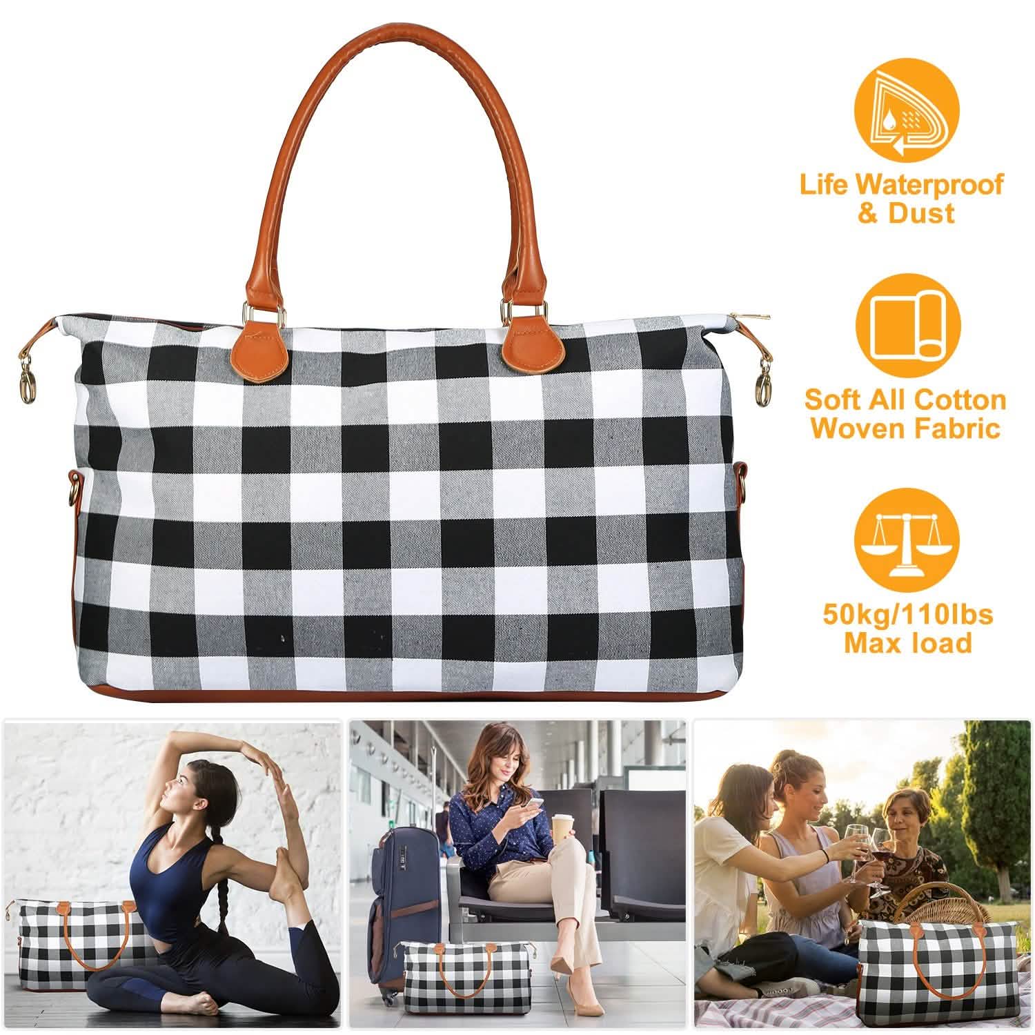 Women Duffle Bag Travel Luggage Bags & Travel - DailySale