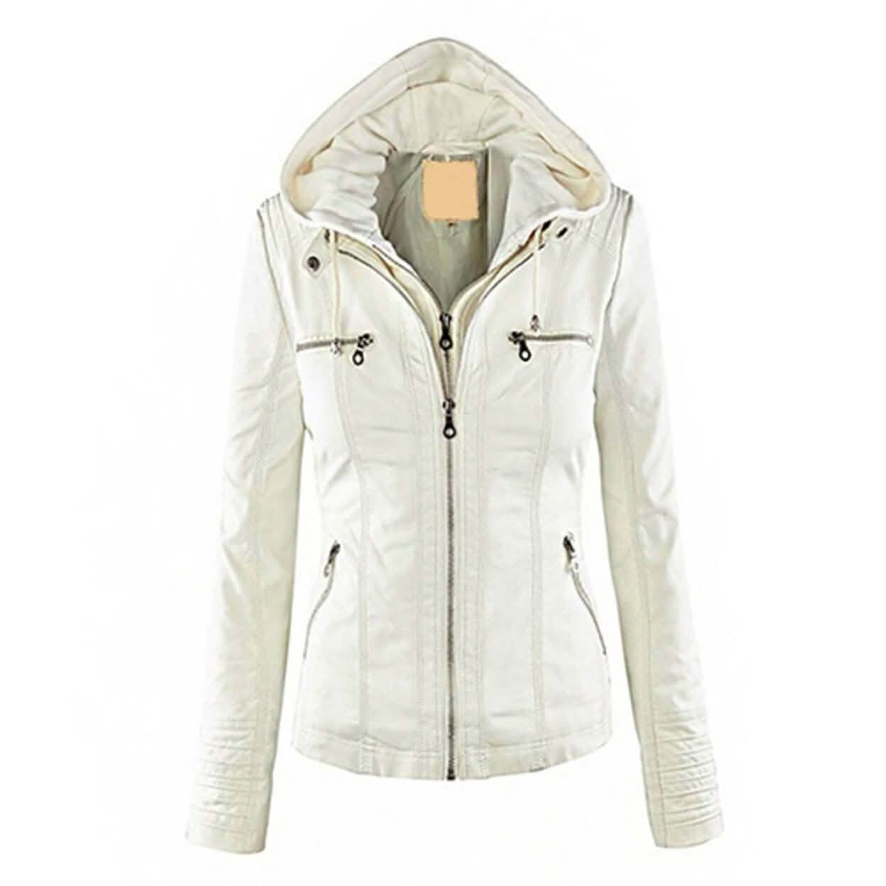 Women Fashion Autumn Winter Coat Jacket Women's Clothing White M - DailySale