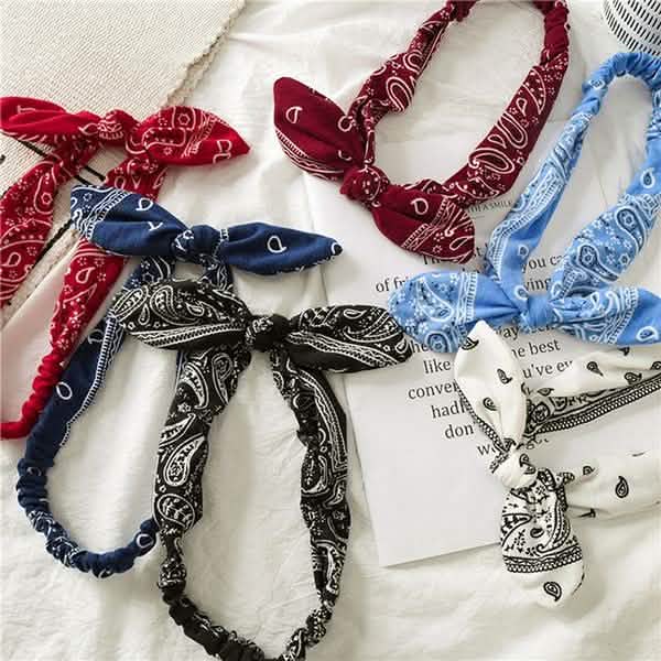 Women Fashion Sweet Retro Print Headbands Women's Accessories - DailySale