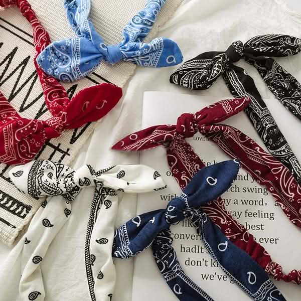 Women Fashion Sweet Retro Print Headbands Women's Accessories - DailySale