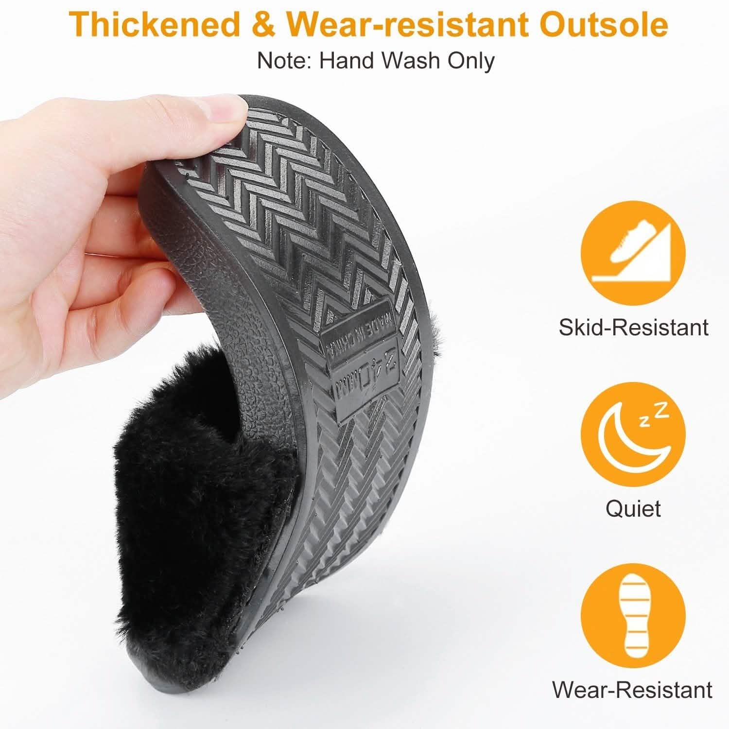 Women Faux Fur Slippers Open Toe Women's Clothing - DailySale