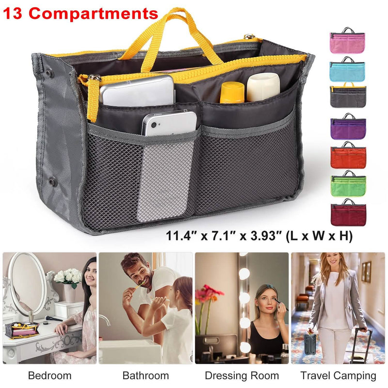 Women Lady Travel Insert Handbag Organizer Makeup Bags Bags & Travel - DailySale