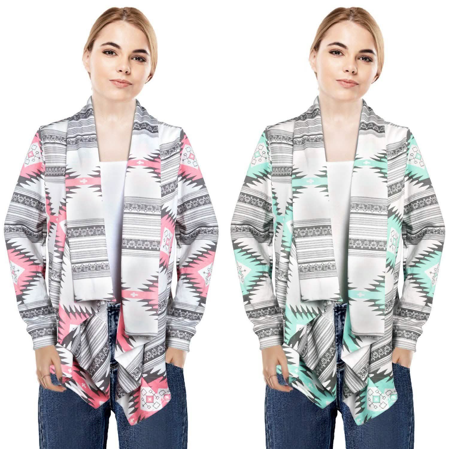 Women Open Front Long Sleeve Cardigan Women's Clothing - DailySale