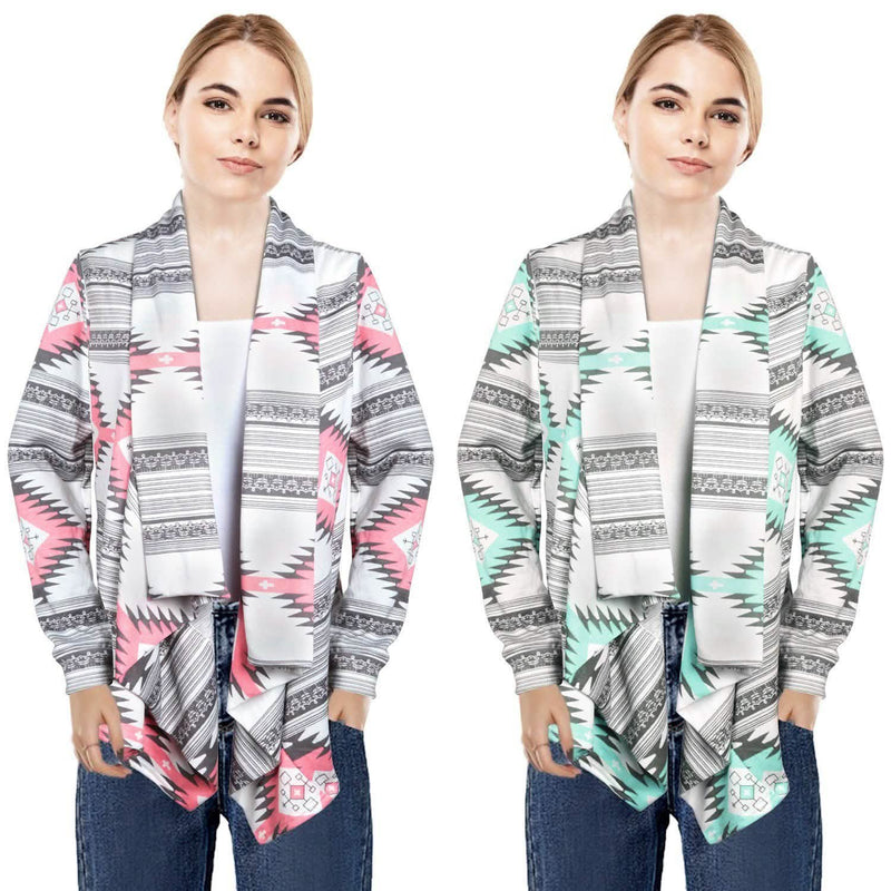 Women Open Front Long Sleeve Cardigan Women's Clothing - DailySale