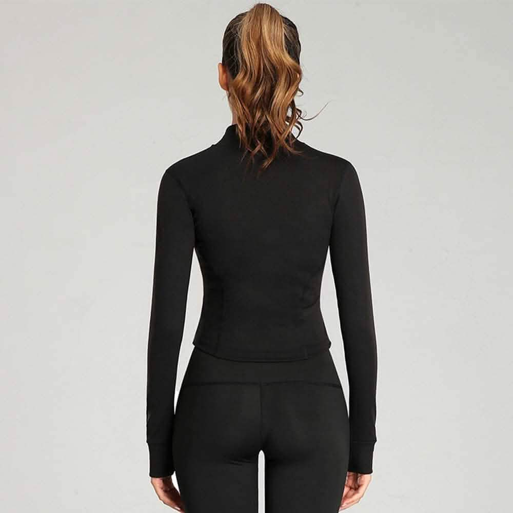 Women's Athletic Full Zip Lightweight Workout Jacket Women's Outerwear - DailySale