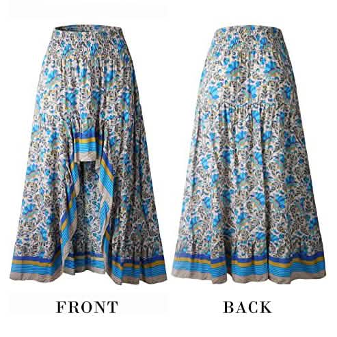 Women's Boho Floral Print Long Skirt Women's Bottoms - DailySale