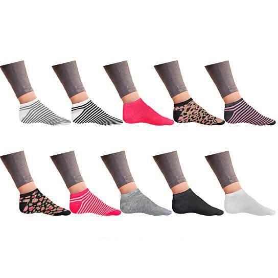 Women’s Breathable Colorful Fun No Show Low Cut Ankle Socks Women's Shoes & Accessories - DailySale