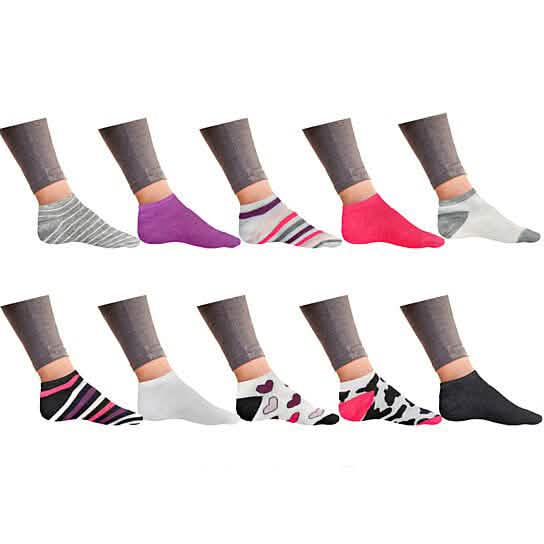 Women’s Breathable Colorful Fun No Show Low Cut Ankle Socks Women's Shoes & Accessories - DailySale