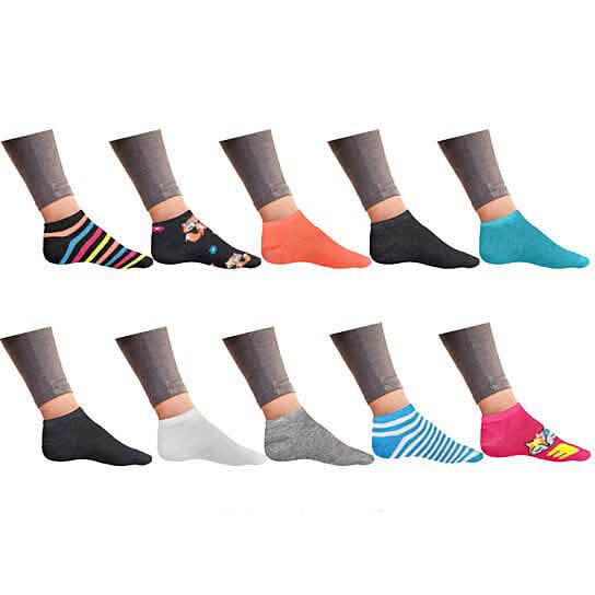 Women’s Breathable Colorful Fun No Show Low Cut Ankle Socks Women's Shoes & Accessories - DailySale