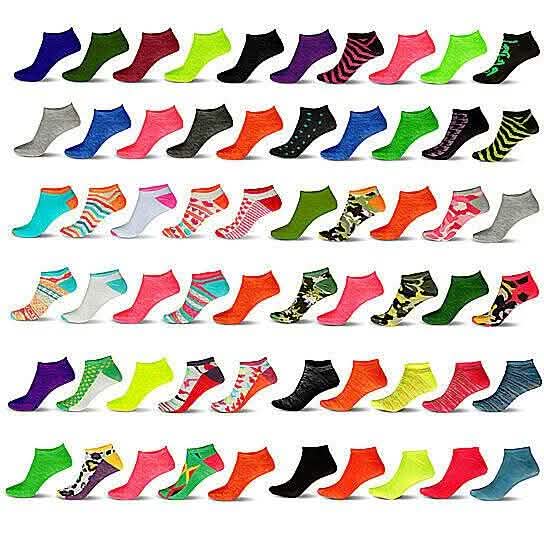 Women’s Breathable Colorful No Show Low Cut Ankle Socks Women's Accessories - DailySale