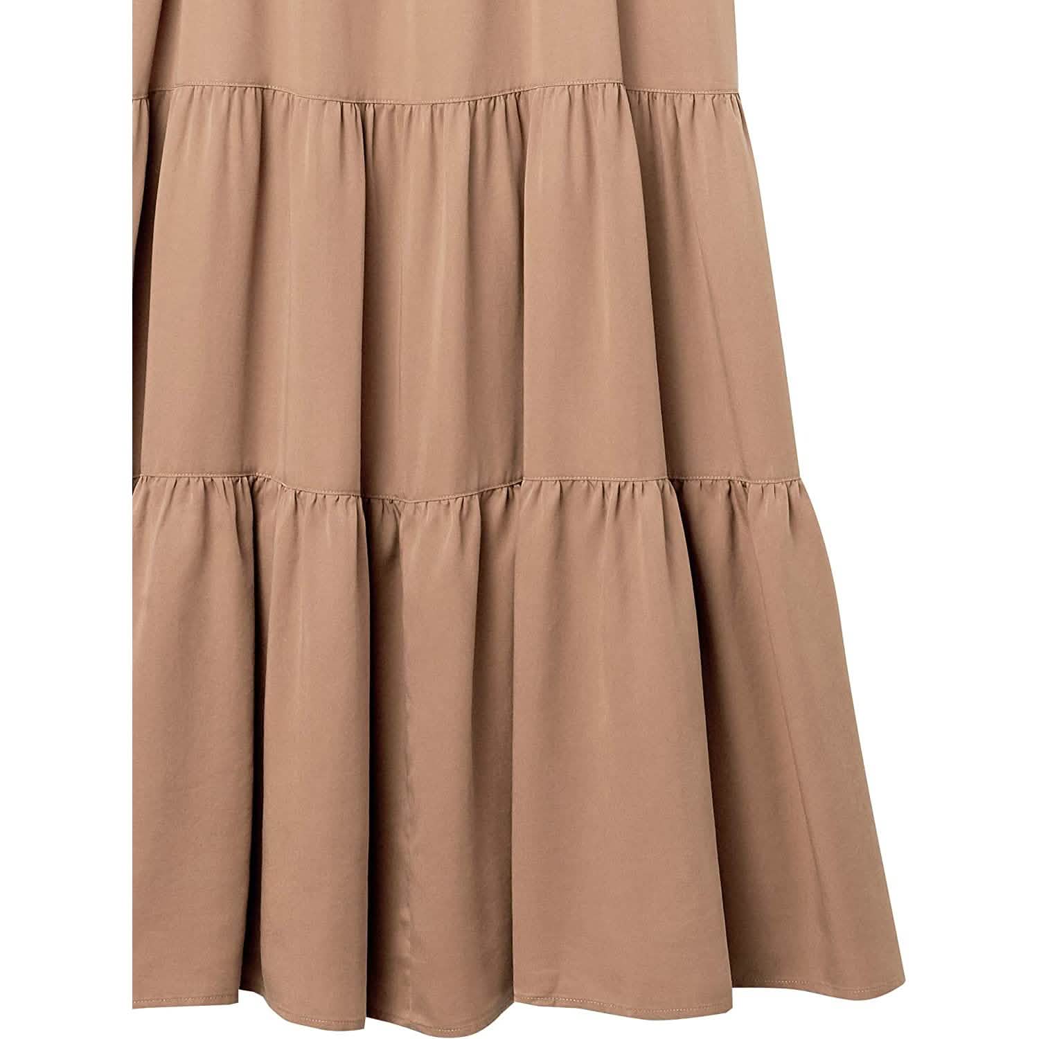 Women's Britt Tiered Maxi Tent Dress Women's Dresses - DailySale