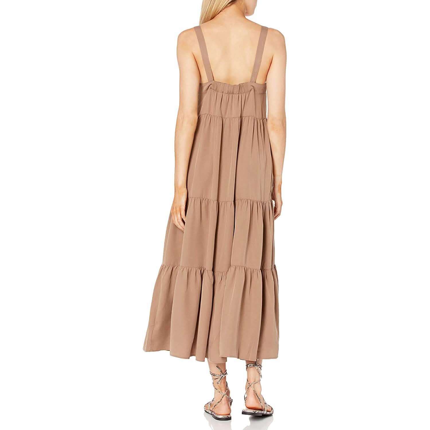 Women's Britt Tiered Maxi Tent Dress Women's Dresses - DailySale