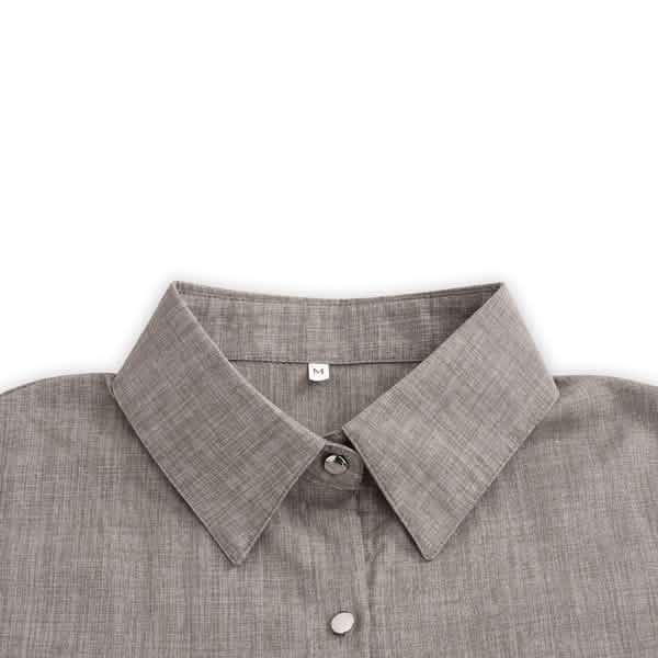 Women's Buttons Turn-Down Casual Shirt Dress Women's Dresses - DailySale