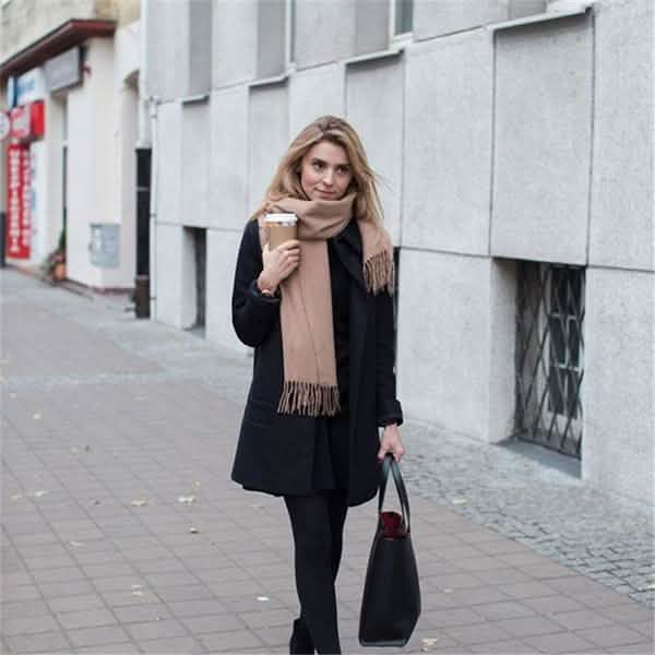 Women's Cashmere Wool Scarf Women's Shoes & Accessories - DailySale