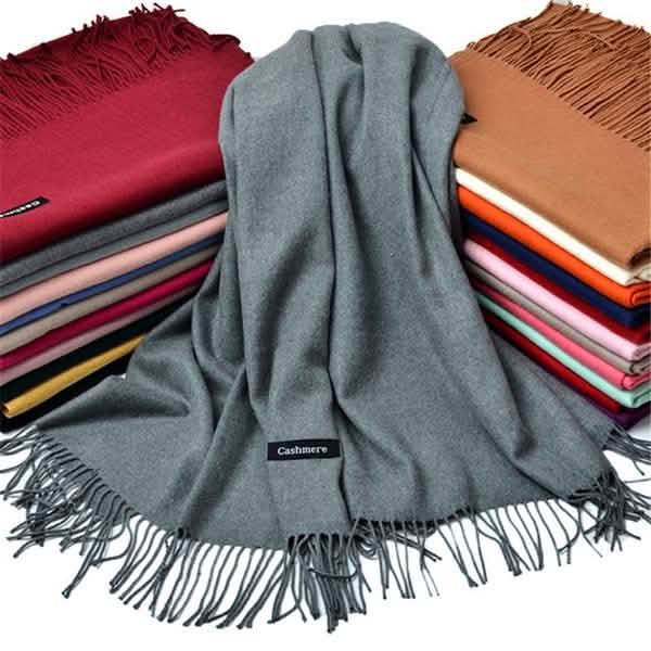 Women's Cashmere Wool Scarf Women's Shoes & Accessories - DailySale