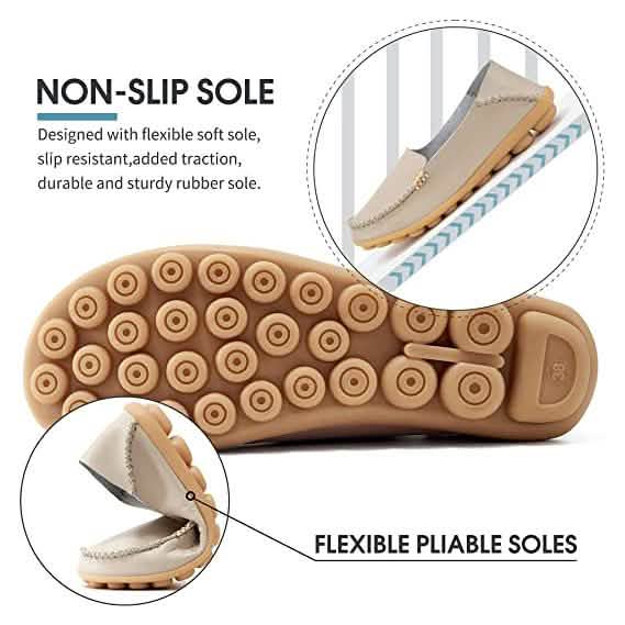 Women's Comfortable Leather Loafers Women's Shoes & Accessories - DailySale