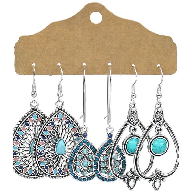 Women's Earrings Chic & Modern Party Flower Earring Earrings Blue - DailySale