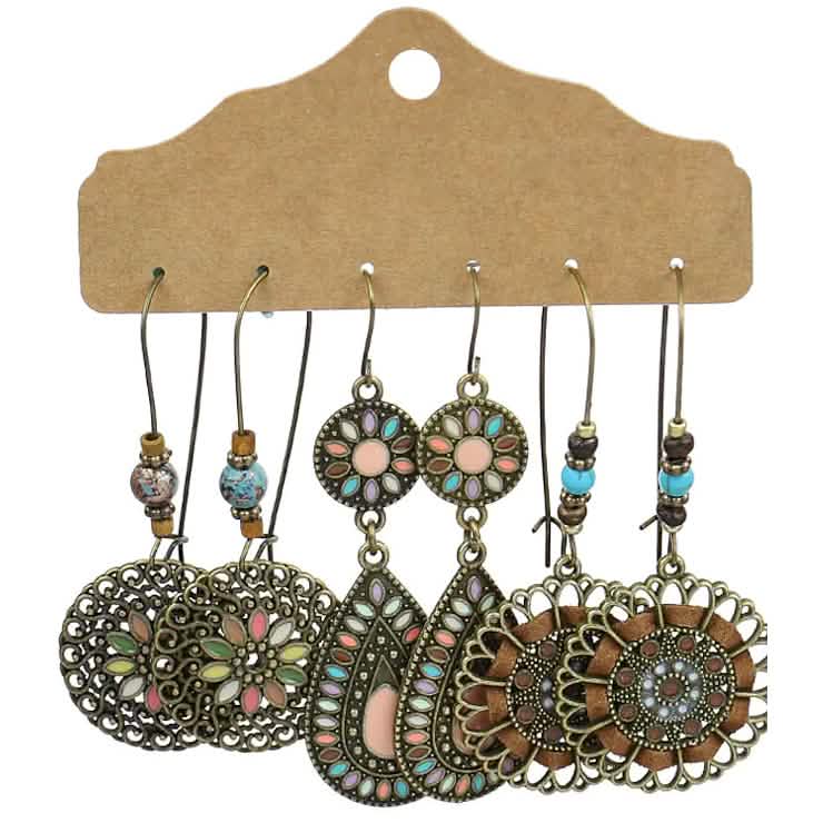 Women's Earrings Chic & Modern Party Flower Earring Earrings Brown - DailySale