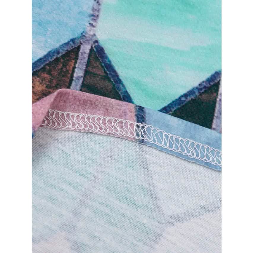 Women's Everyday V Neck Printed Long Sleeves Women's Tops - DailySale