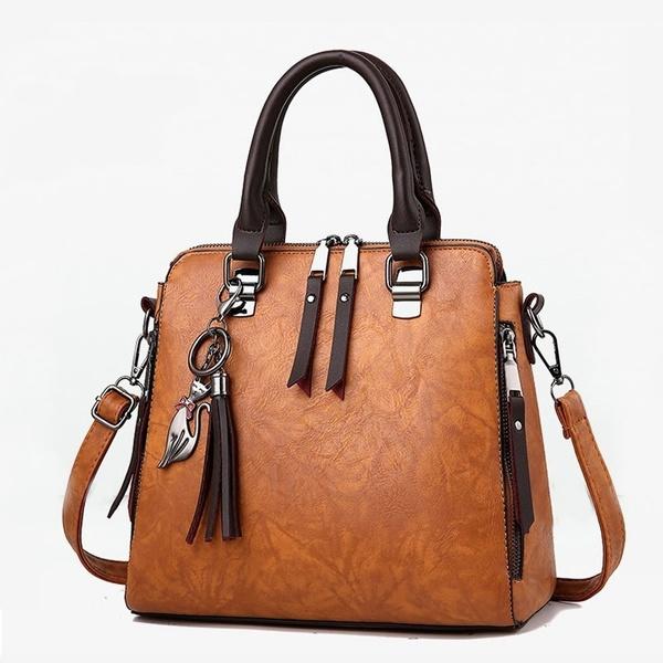 Women's Fashion Pu Leather Crossbody Handbag Bags & Travel Brown - DailySale