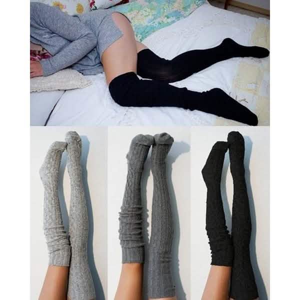 Women's Fashion Solid Color Socks Women's Shoes & Accessories - DailySale
